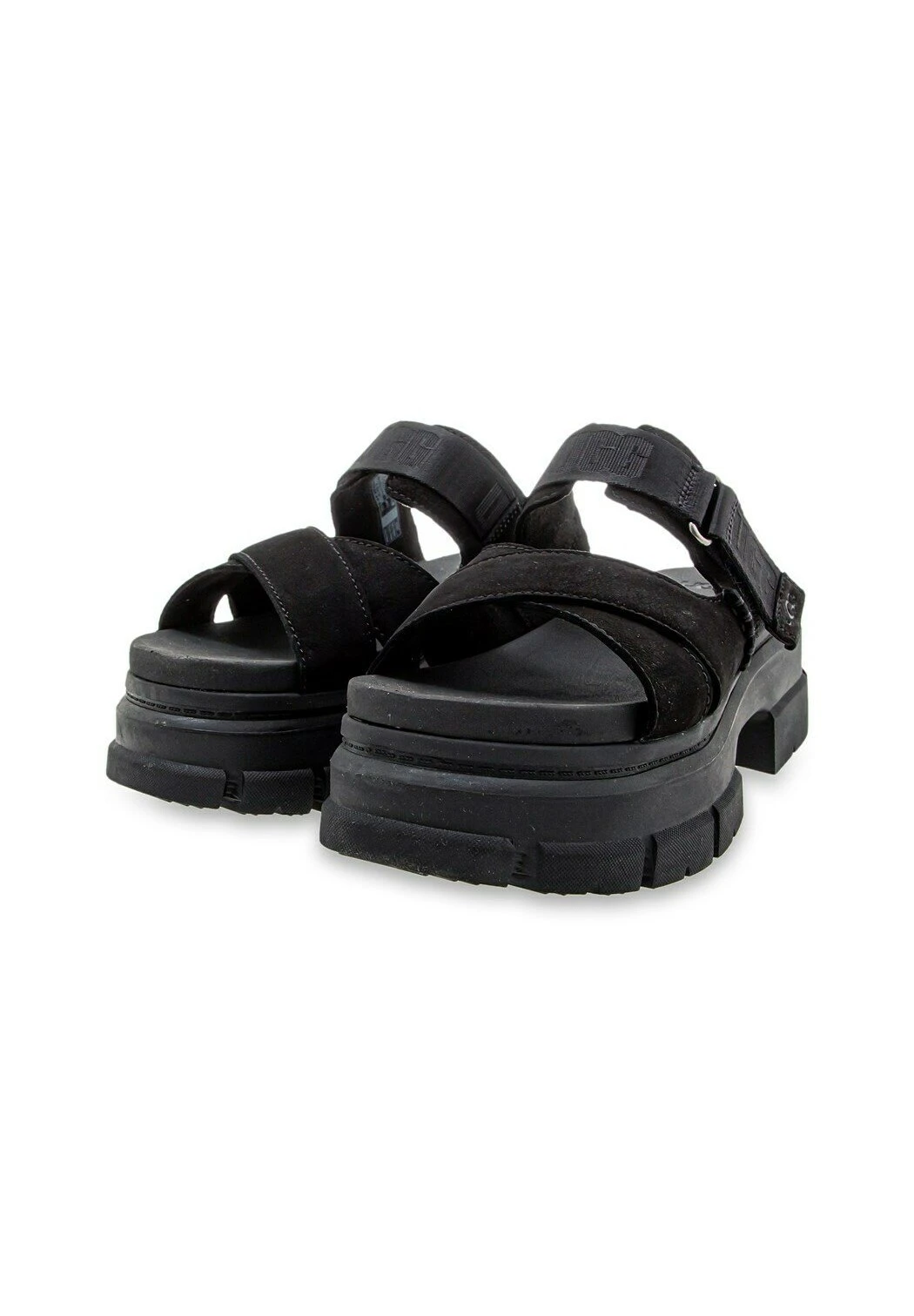 Ugg W Ashton Slide - Sandalen Met Plateauzool - Black 4 Ugg W Ashton Slide - Sandalen Met Plateauzool - Black - Afbeelding 2