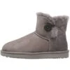 Ugg Mini Bailey Button - Korte Laarzen - Grey