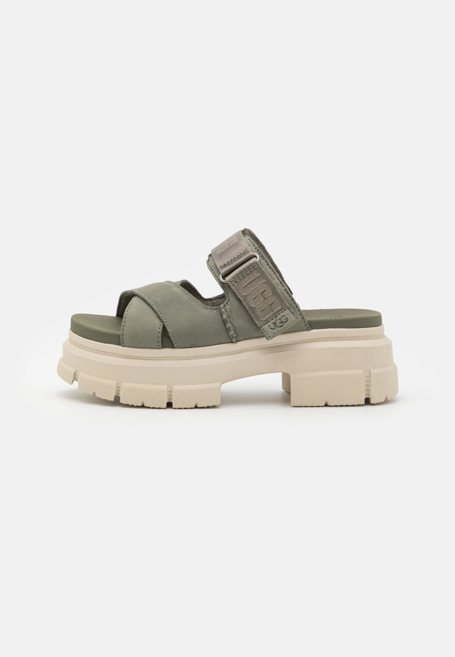 Ugg Ashton Slide - Muiltjes Met Hak - Moss Green 4 Ugg Ashton Slide - Muiltjes Met Hak - Moss Green - Afbeelding 2