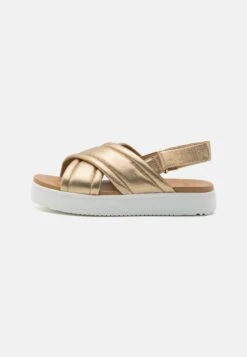 Ugg Zayne Slingback - Sandalen Met Plateauzool - Gold Metallic 9 Ugg Zayne Slingback - Sandalen Met Plateauzool - Gold Metallic -Ugg 865f72d5e0524b36a418da21c9cd085f