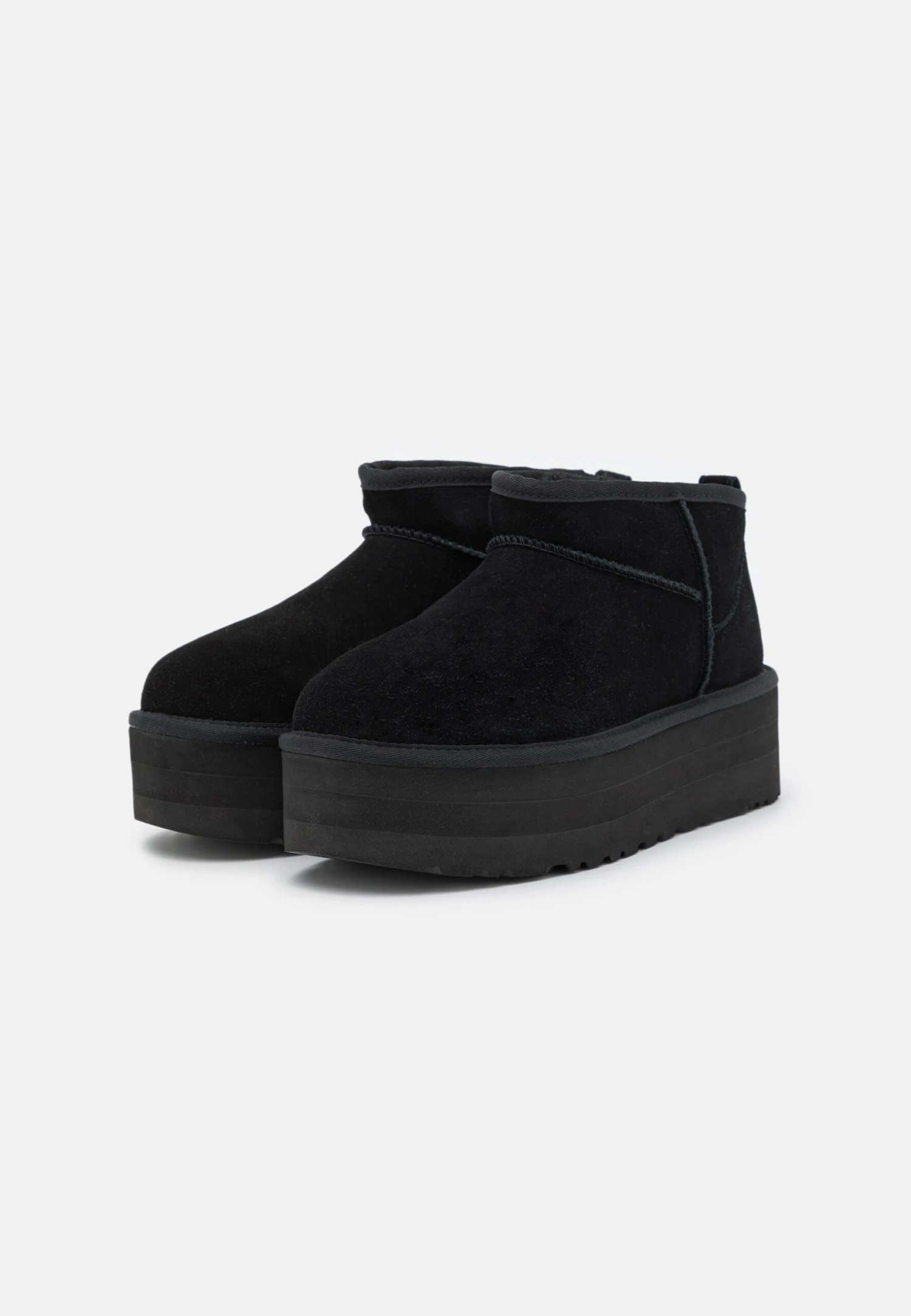 Ugg Classic Ultra Mini Platform - Enkellaarsjes Met Plateauzool - Black 7 Ugg Classic Ultra Mini Platform - Enkellaarsjes Met Plateauzool - Black - Afbeelding 5
