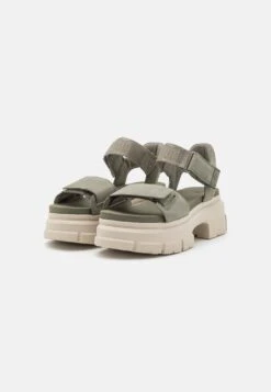 Ugg Ashton Ankle - Sandalen Met Plateauzool - Moss Green -Ugg f686dea32d2d4bbaa5c29dfdb4dc9eac